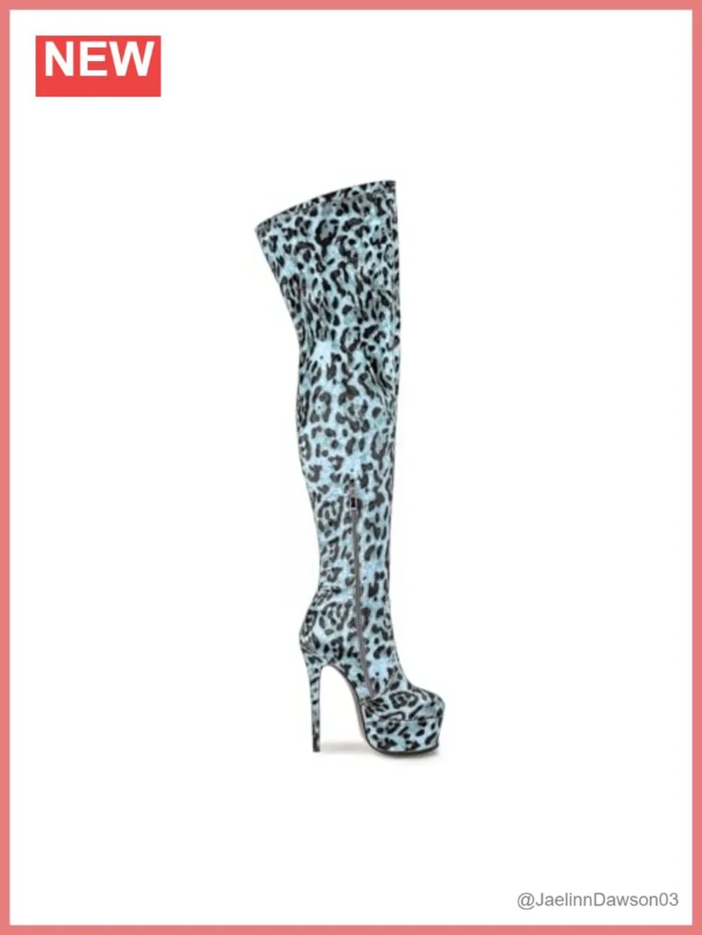 Suede Over-The-Knee Boots Stiletto Heel Platform Round Toe Side Zip Women's
